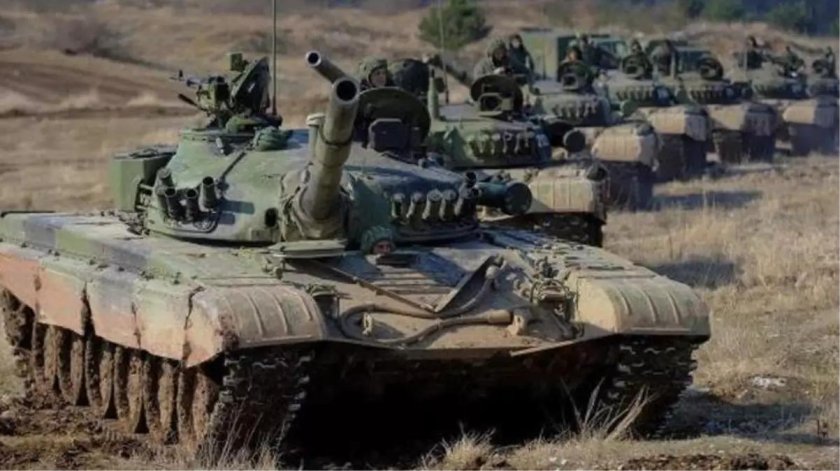 Сербский танк м84 АС 1