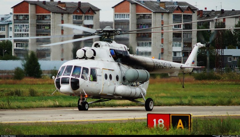 Вертолёт ми 8 нарьян марский авиаотряд