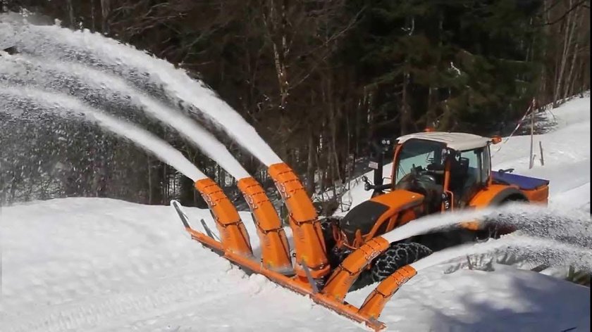 Снегоочиститель фрезерно-роторный Амкодор 9512