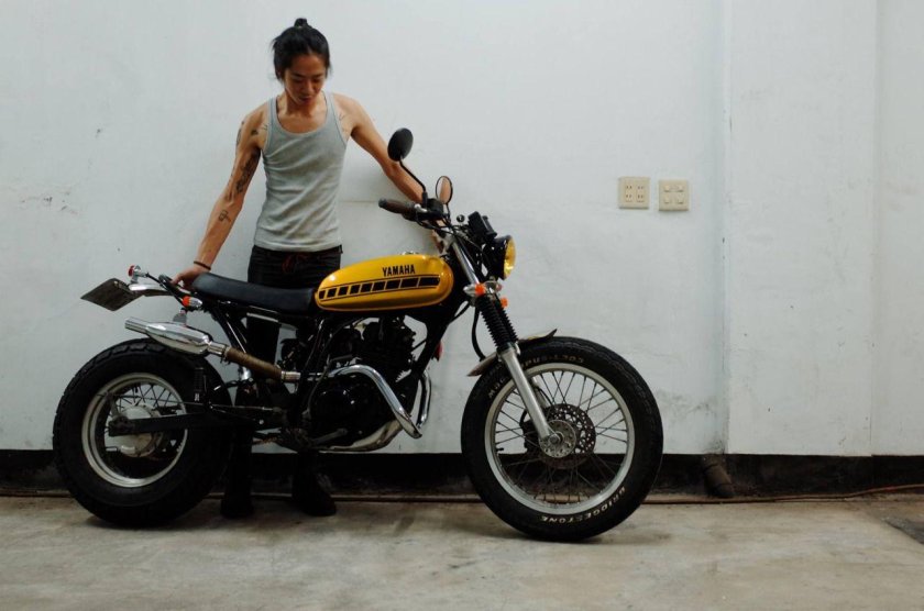 Ямаха TW 225 скремблер