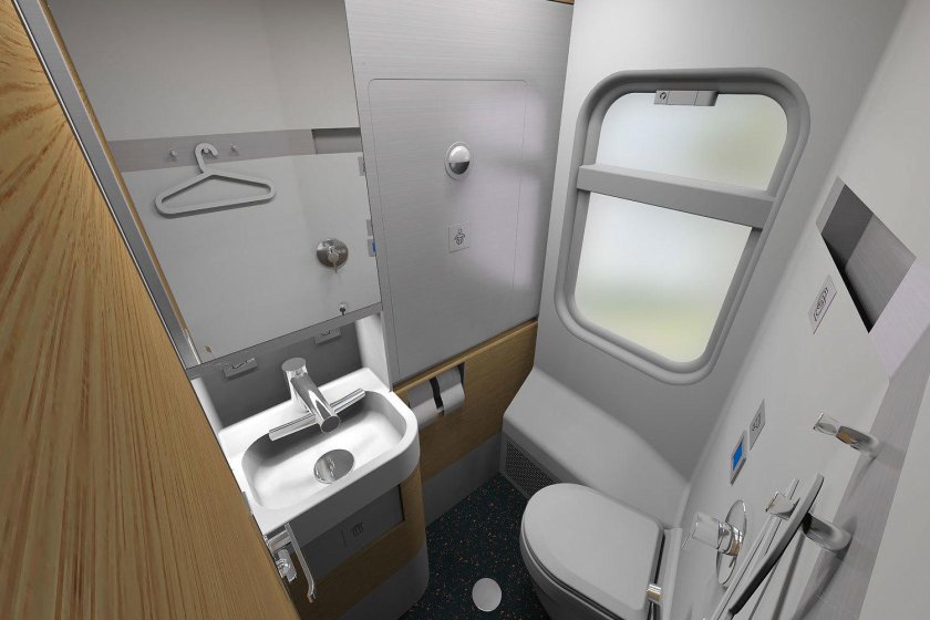 Новый плацкартный вагон РЖД туалет