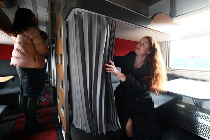 Душ в поезде