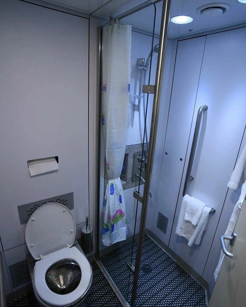 Биотуалет в поезде