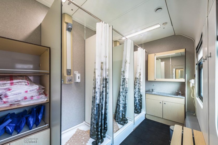 Купе с душем и туалетом ржд