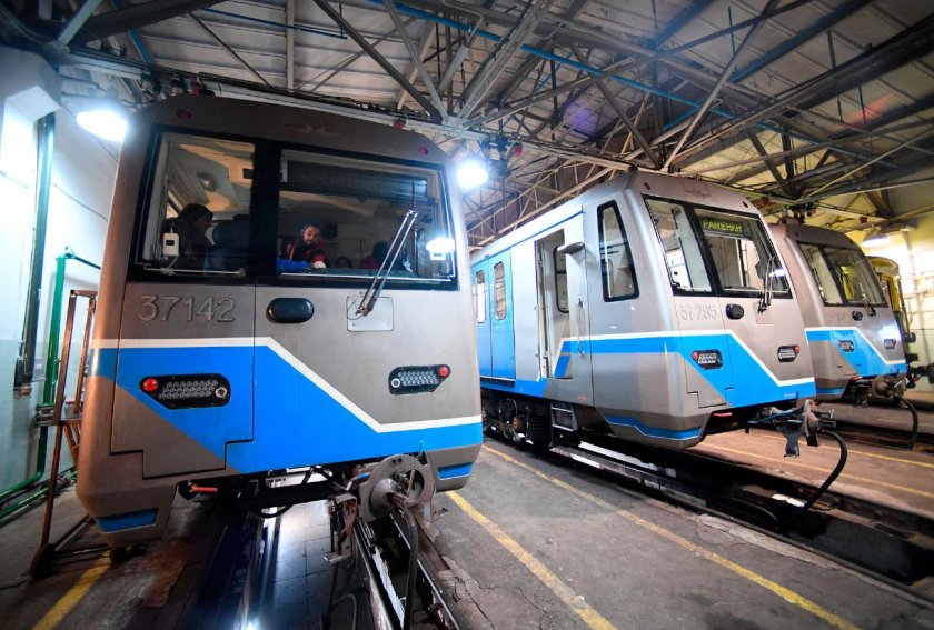 Поезд метро 81 760 761 Ока