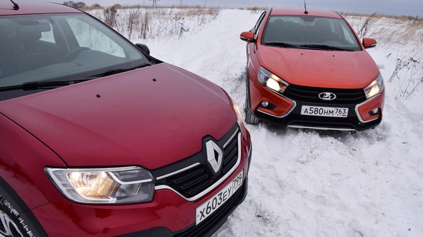 Лада Веста и Рено Логан