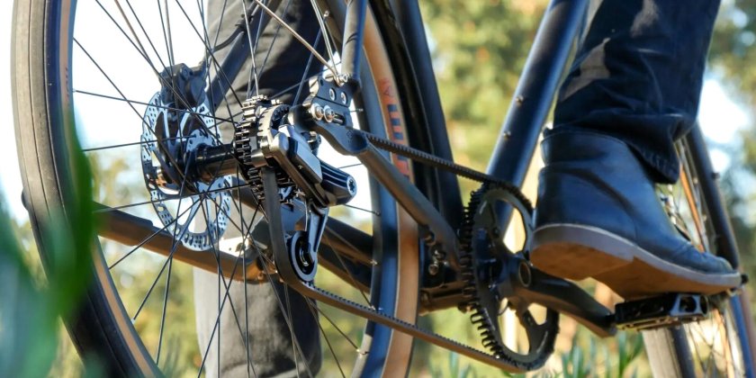 Велосипед крупным планом