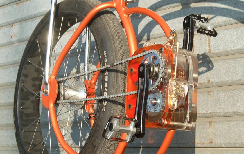 Гидравлическая трансмиссия велосипеда