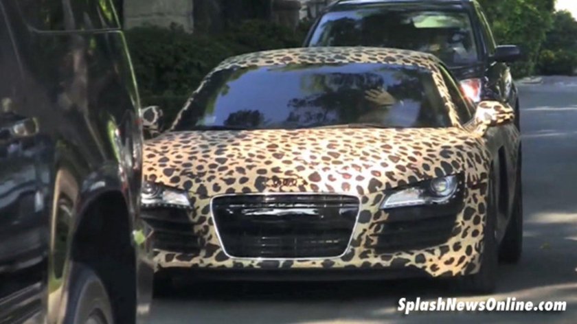 Леопардовая машина бибера