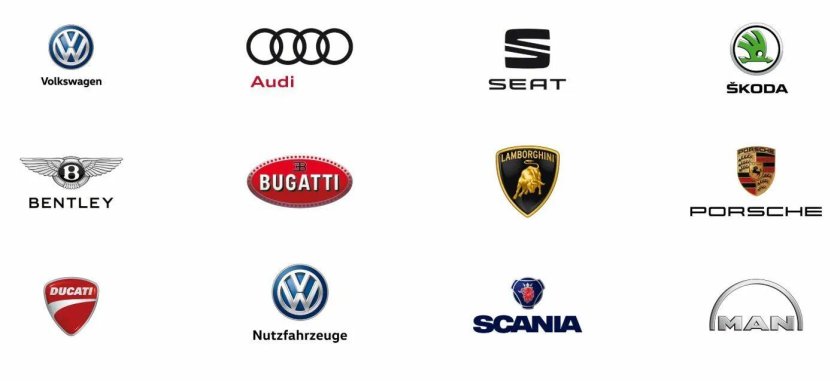 Марки автомобилей концерна Фольксваген