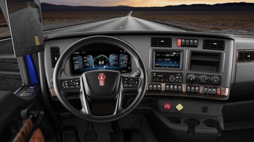 Kenworth t680 2022 салон