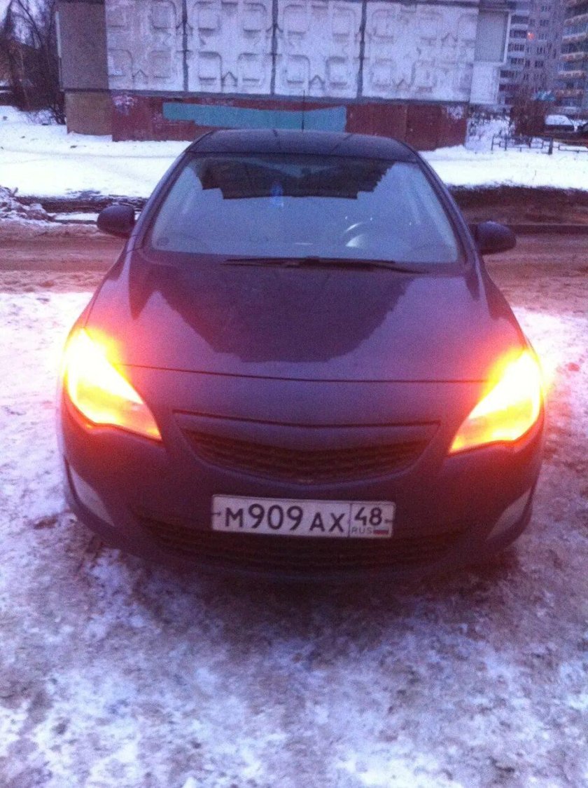 Лампы Opel Astra j