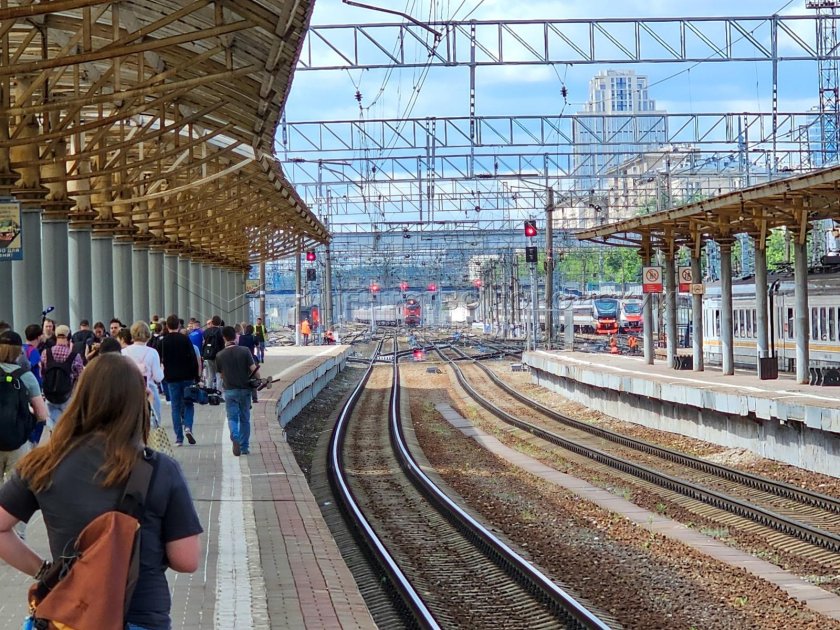 Станция белорусский вокзал платформа