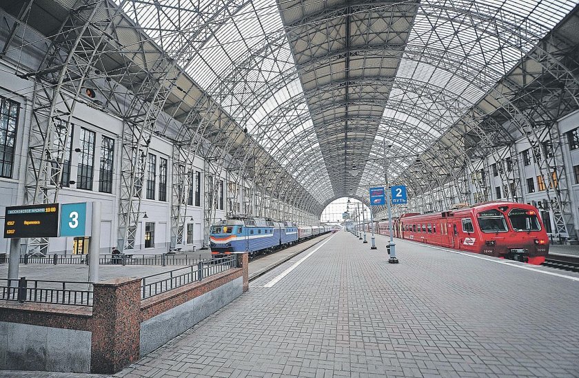 Киевский вокзал дебаркадер Шухова