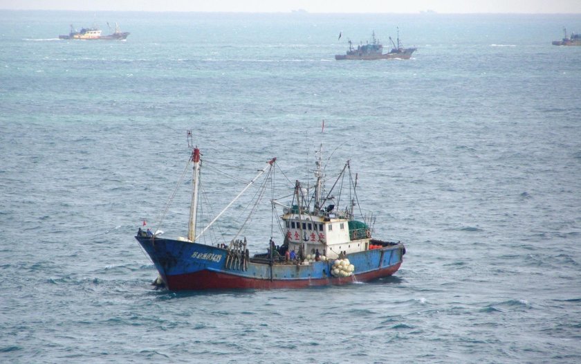 Китайские рыболовные суда
