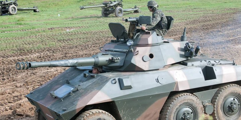 AMX-10rc колесный танк