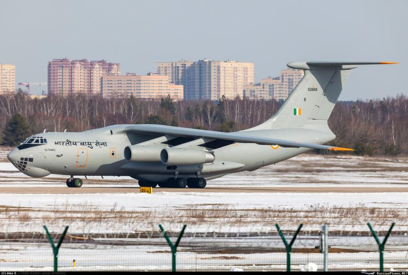 Ил-76 indian Air Force.