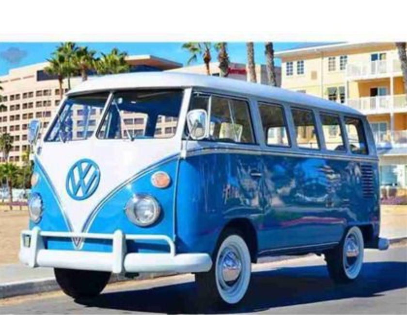 VW Transporter t1 голубой