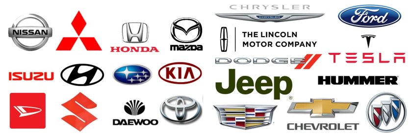 Марки автомобилей