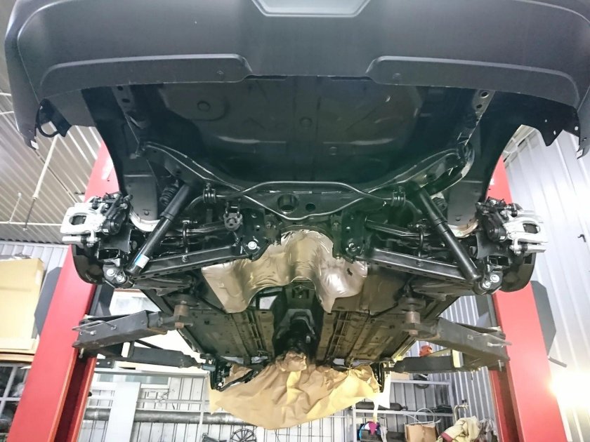 Geely coolray днище