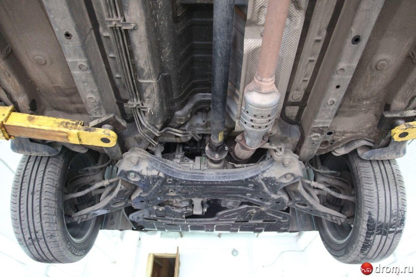 Nissan Qashqai j10 снизу