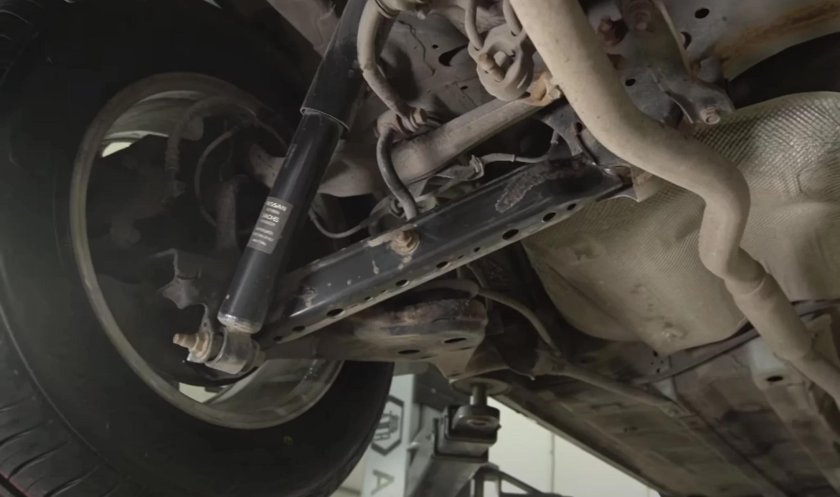 Ниссан Кашкай j10 вид снизу