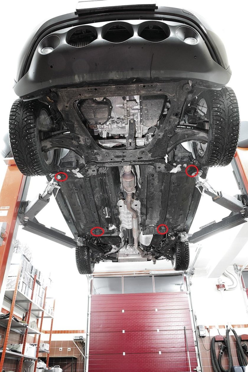 Днище Nissan Juke