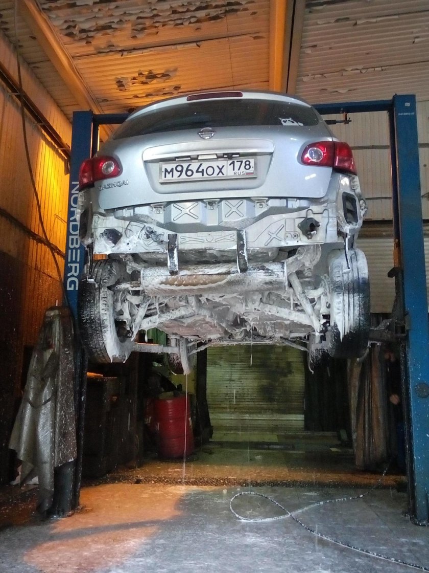 Nissan Qashqai j10 днище
