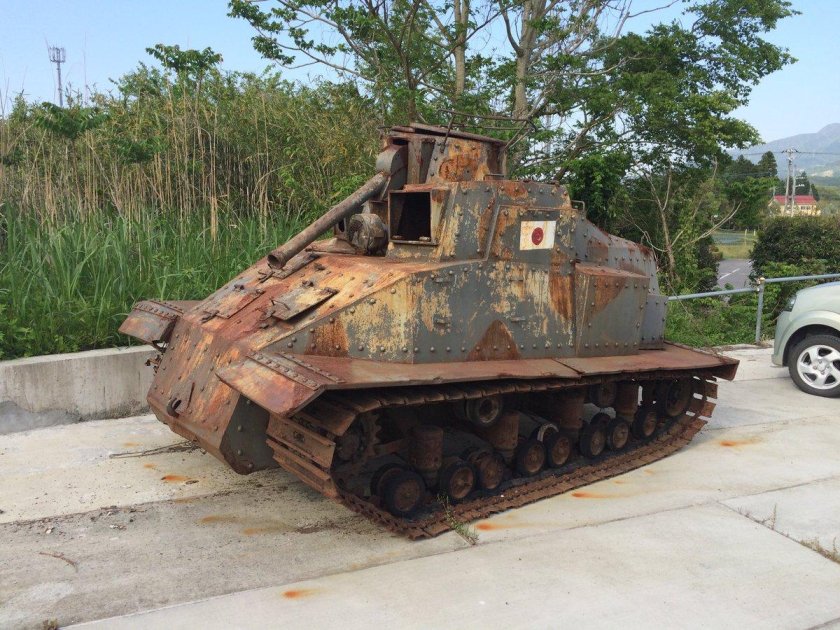 Трофейные японские танки