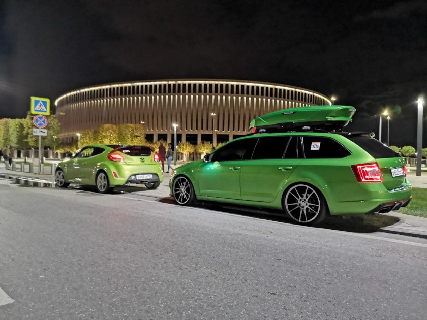 Skoda Octavia Combi RS a7 mk3 пневма