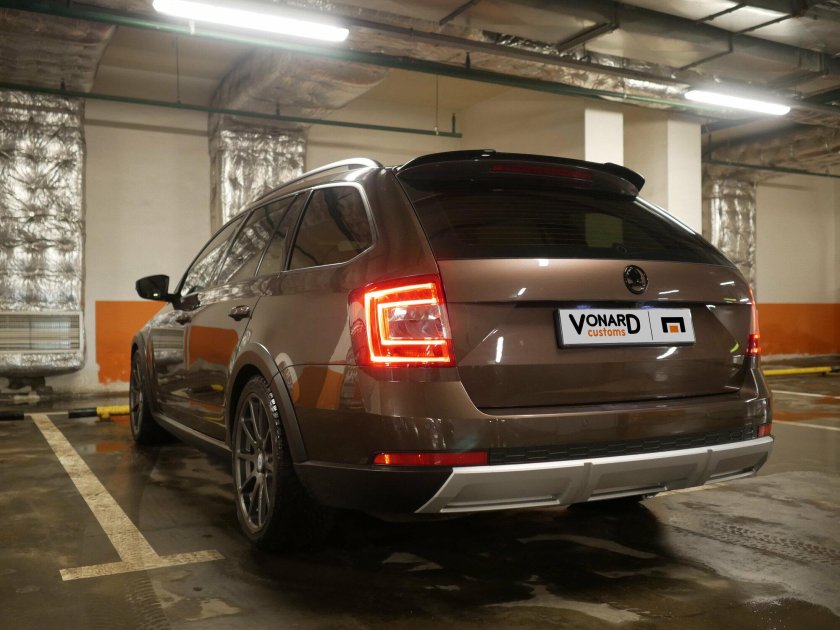 Шкода Октавия спойлер