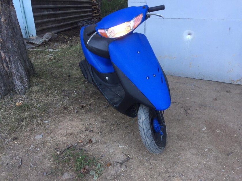 Honda Dio 34 синяя
