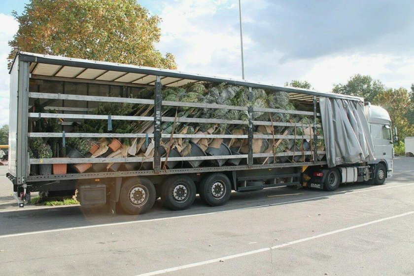 Система двухъярусной погрузки в полуприцеп