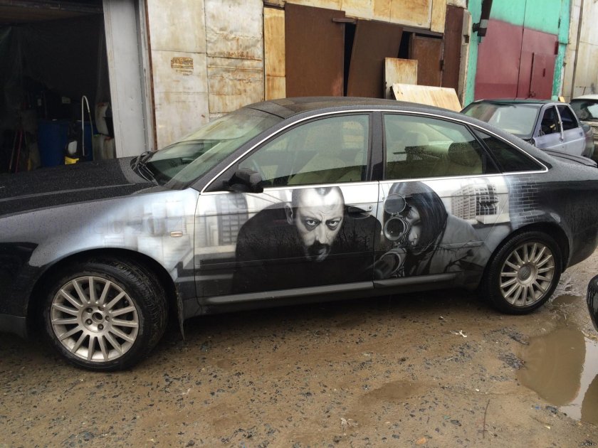 Винил на Ауди 80