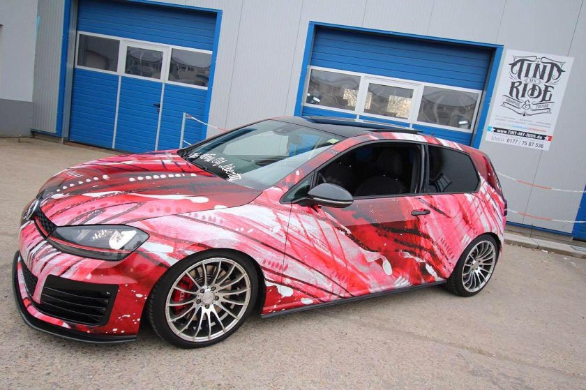 Volkswagen Golf GTI 6 аэрография
