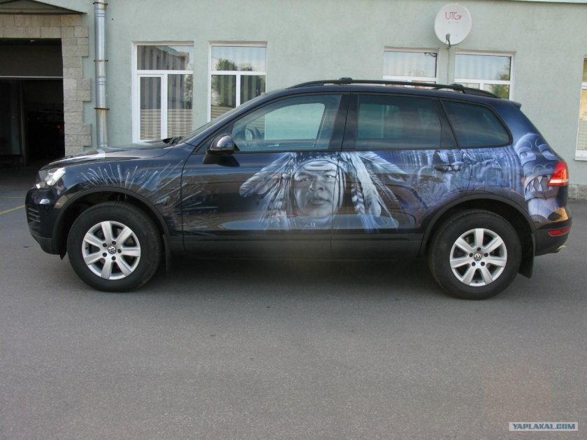 Аэрография на Фольксваген Туарег