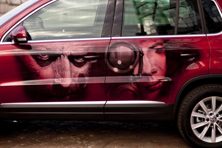 Фольксваген Тигуан аэрография