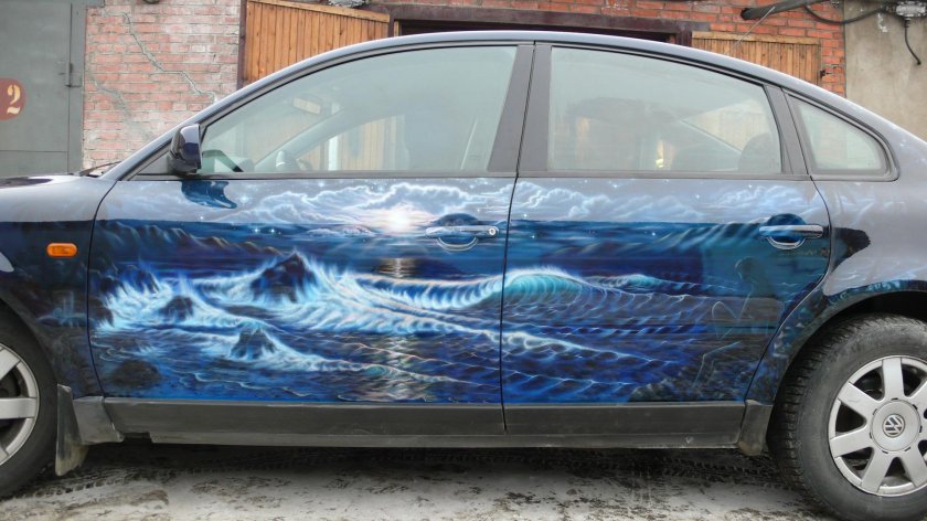 Шкода Рапид аэрография