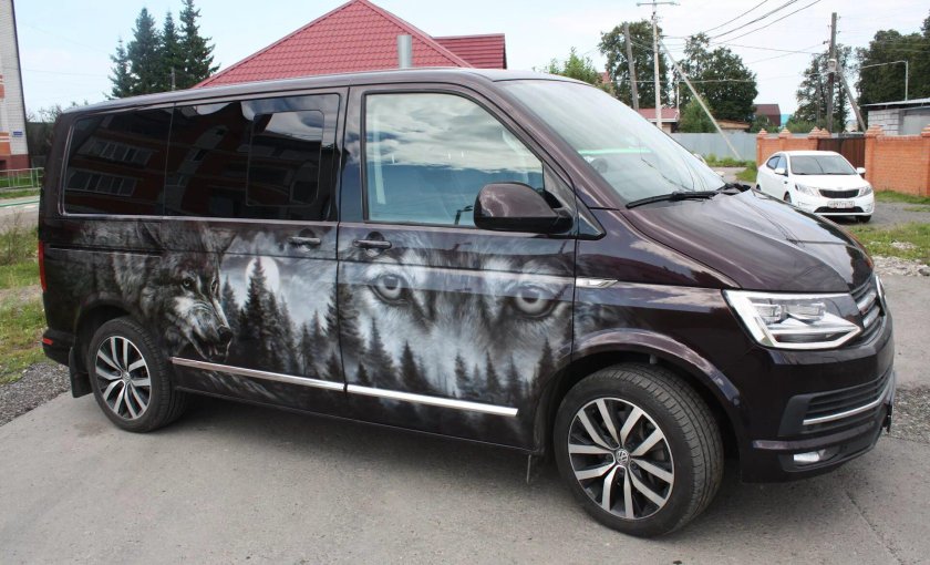 Фольксваген т5 аэрография