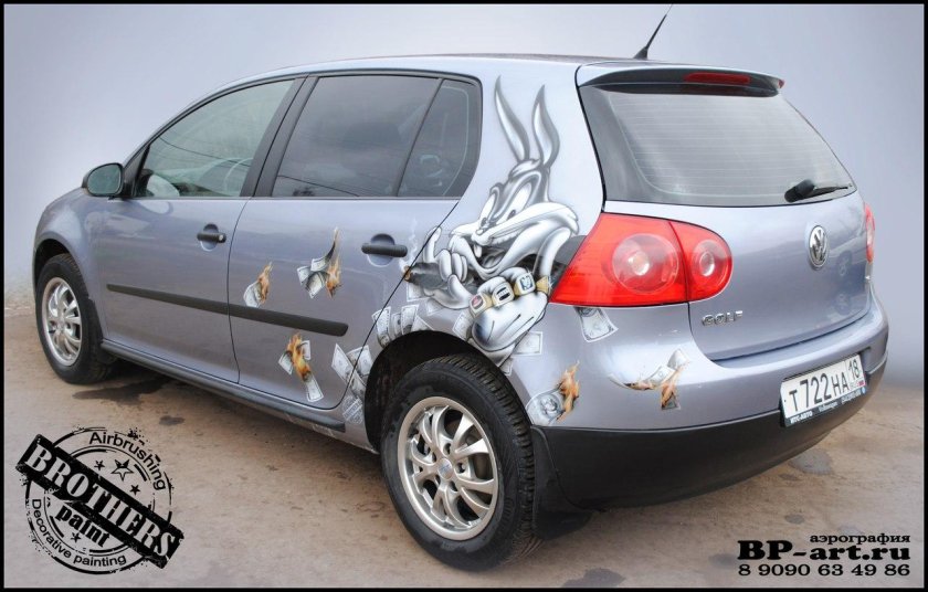 Фольксваген гольф 4 аэрография