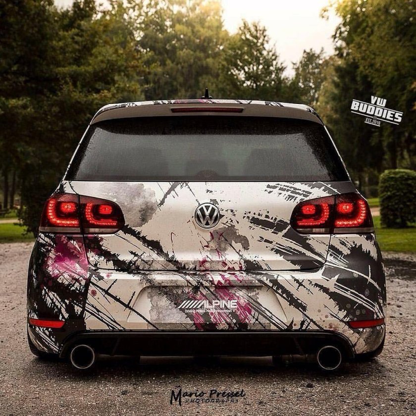 VW Golf mk7 камуфляж