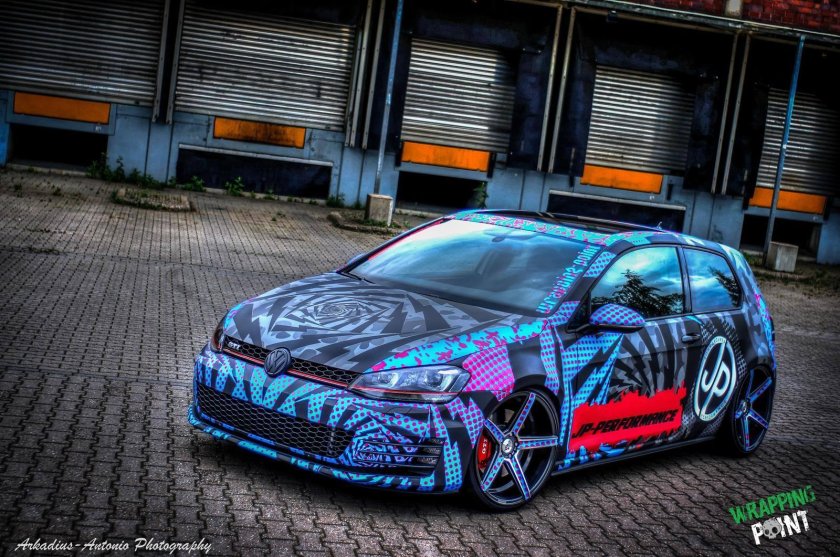 VW Golf mk7 камуфляж