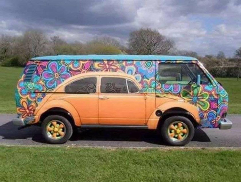 Volkswagen t3 хиппи