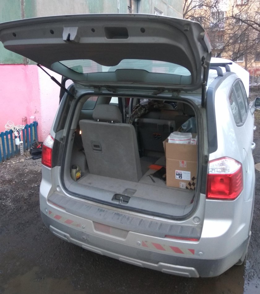 Орландо 2014 багажник