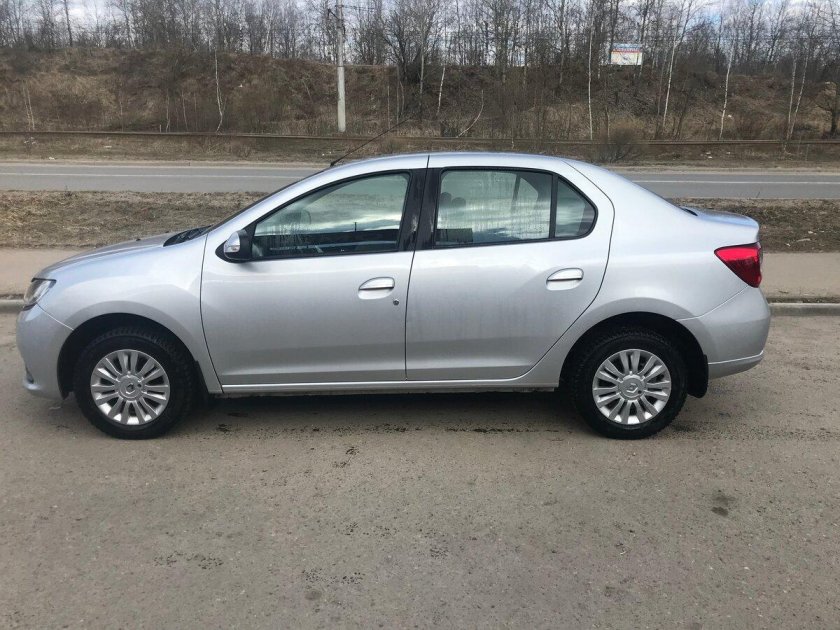 Рено логан 2014 года серебристый