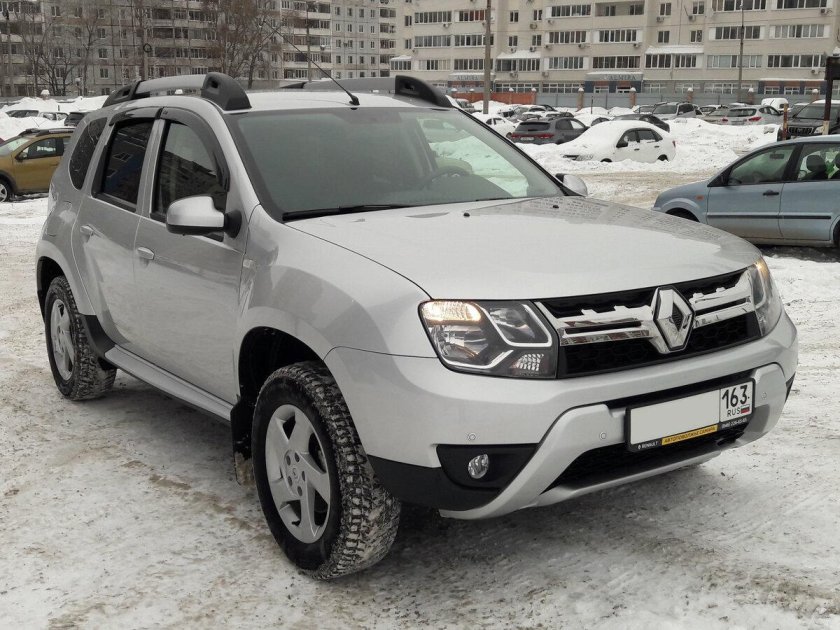 Renault Duster 2016 внедорожная комплектация белый