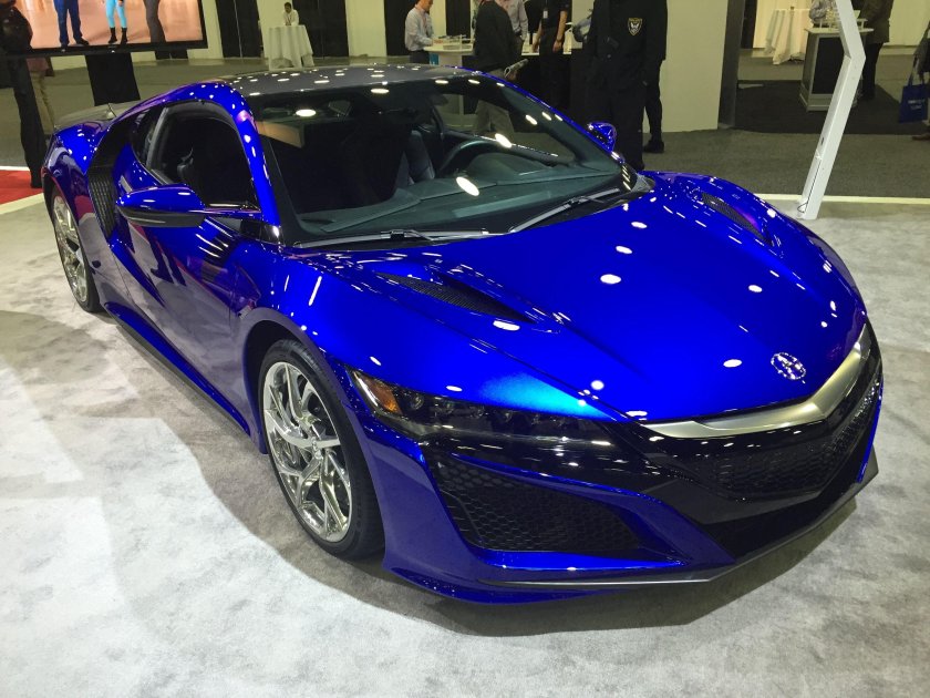 Акура НСХ синяя