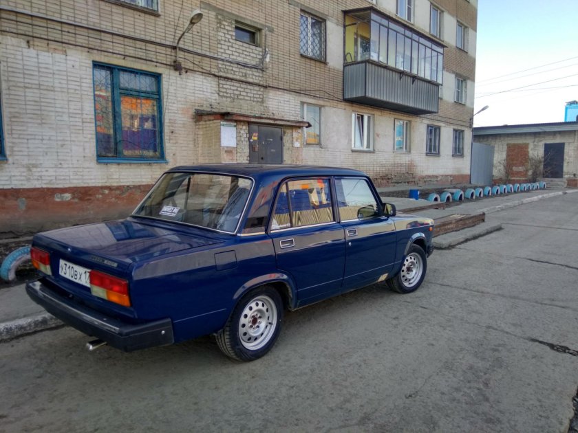 ВАЗ 2107 индиго