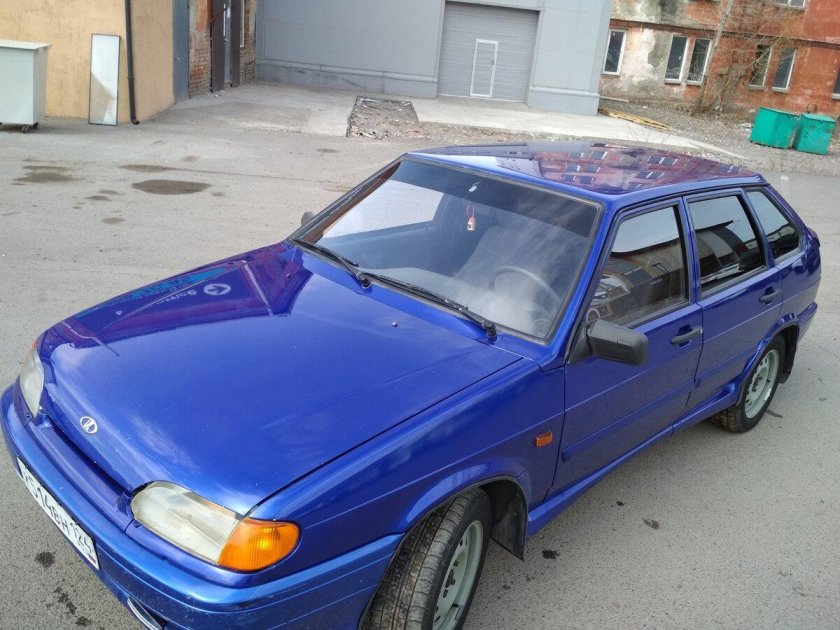 ВАЗ 2114 синяя