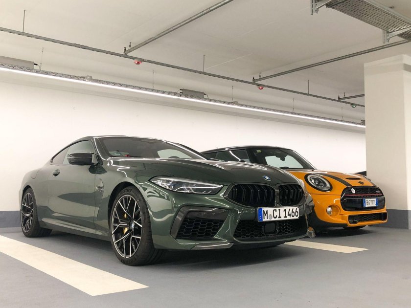 BMW m8 Urban Green